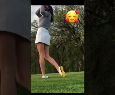 Hot Women Golf | Women Golf Swing | Golf Swing Lady Golf Lessons #golf #shorts #golfgirl GOLF#SHORT