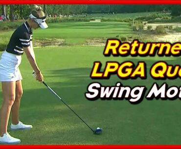 Returned LPGA Queen "Nelly Korda" Solid Driver-Iron Swing & Slow Motion