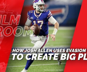 How Josh Allen uses evasion tactics to create big plays