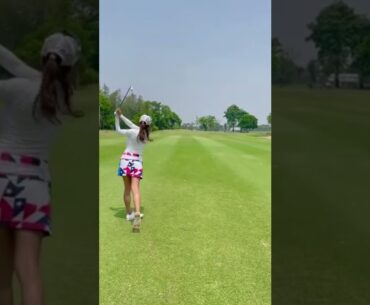 Hot Women Golf | Women Golf Swing | Golf Swing Lady Golf Lessons #golf #shorts #golfgirl GOLF#SHORT