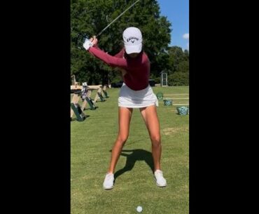 practice ❤️❤️   #golf #shorts #golfgirl      | GOLF#SHORT