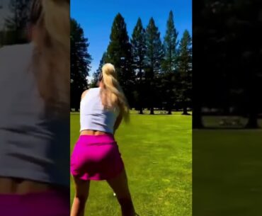 Hot Women Golf | Women Golf Swing | Golf Swing Lady Golf Lessons #golf #shorts #golfgirl GOLF#SHORT