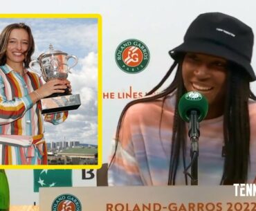 Coco Gauff "Swiatek is definitely the favourite in the Final" - Roland Garros 2022 (HD)