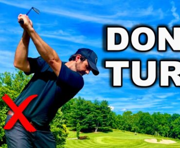 STOP Turning Your Hips In The Backswing