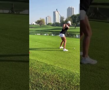 Hot Women Golf | Women Golf Swing | Golf Swing Lady Golf Lessons #golf #shorts #golfgirl GOLF#SHORT