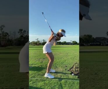 Hot Women Golf | Women Golf Swing | Golf Swing Lady Golf Lessons #golf #shorts #golfgirl GOLF#SHORT