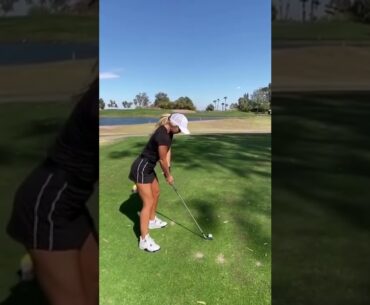 Hot Women Golf | Women Golf Swing | Golf Swing Lady Golf Lessons #golf #shorts #golfgirl GOLF#SHORT