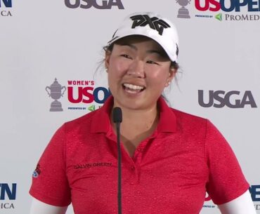 Mina Harigae Sunday Flash Interview 2022 US Women's Open