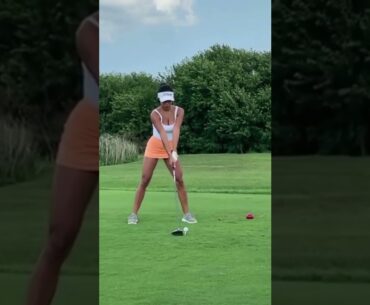 Hot Women Golf | Women Golf Swing | Golf Swing Lady Golf Lessons #golf #shorts #golfgirl GOLF#SHORT