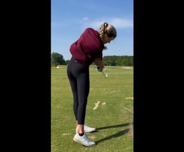 Practice    @ashleyjgilliam ❤️❤️   #golf #shorts #golfgirl      | GOLF#SHORT