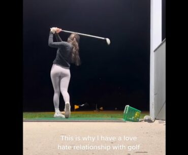 Hit one, miss one 🤡 @kim_oneill    #golf #shorts #golfgirl      | GOLF#SHORT