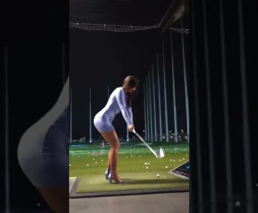 Hot Women Golf | Women Golf Swing | Golf Swing Lady Golf Lessons #golf #shorts #golfgirl GOLF#SHORT