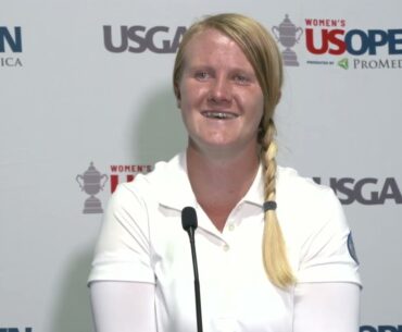 Ingrid Lindblad Friday Interview Round 2 2022 US Womens Open