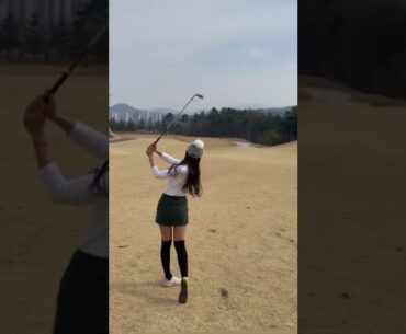 Hot Women Golf | Women Golf Swing | Golf Swing Lady Golf Lessons #golf #shorts #golfgirl GOLF#SHORT