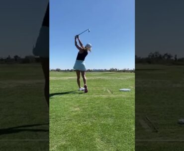 Hot women Golf swing slow motion | Golf swing basics | Hot ladies #golf #shorts #golfgirl