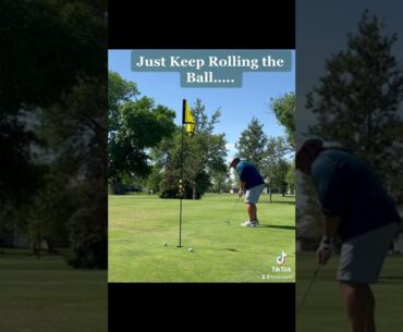 Dont Give Up! They Are Bound To Fall! Golf Putting/ How to Putt #shorts #golf