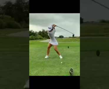 Hot women Golf swing slow motion | Golf swing basics | Hot ladies #golf #shorts #golfgirl