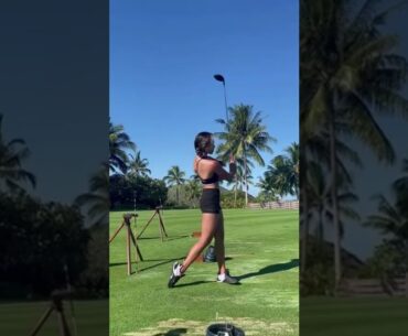 Hot women | Golf swing slow motion | Golf swing basics | Hot ladies #golf #shorts #golfgirl