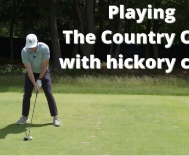 Playing a U.S. Open hole with hickory golf clubs | The Country Club at Brookline