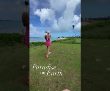 Hot women Golf swing slow motion | Golf swing basics | Hot ladies #golf #shorts #golfgirl