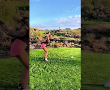 Hot women | Golf swing slow motion | Golf swing basics | Hot ladies #golf #shorts #golfgirl