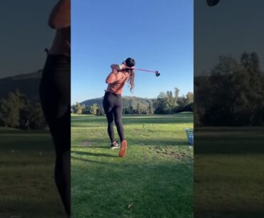 Hot women Golf swing slow motion | Golf swing basics | Hot ladies #golf #shorts #golfgirl