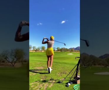 Hot women | Golf swing slow motion | Golf swing basics | Hot ladies #golf #shorts #golfgirl