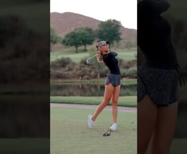 Hot women | Golf swing slow motion | Golf swing basics | Hot ladies #golf #shorts #golfgirl