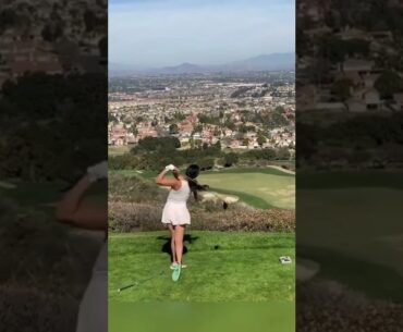 Hot women | Golf swing slow motion | Golf swing basics | Hot ladies #golf #shorts #golfgirl