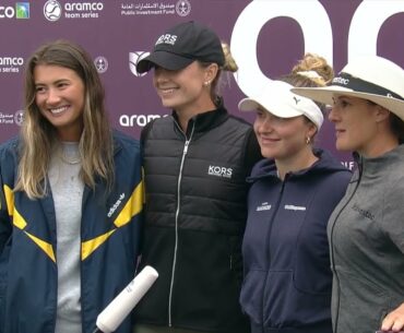 Ladies European Tour: Aramco Team Series (London) - Winner's Interview Team Garcia