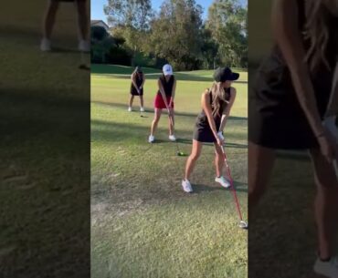 Hot women | Golf swing slow motion | Golf swing basics | Hot ladies #golf #shorts #golfgirl