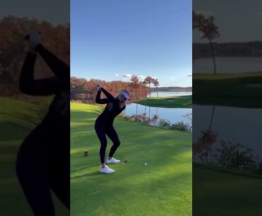 Hot women | Golf swing slow motion | Golf swing basics | Hot ladies #golf #shorts #golfgirl