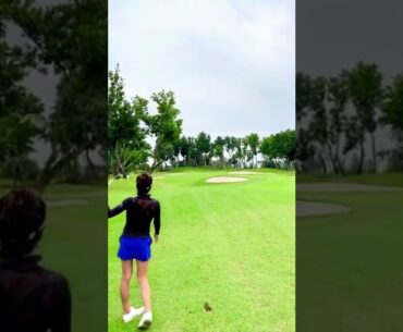 Hot women | Golf swing slow motion | Golf swing basics | Hot ladies #golf #shorts #golfgirl