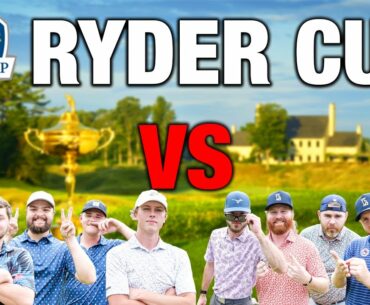 We Played In A Ryder Cup Challenge - INSANE ENDING | So Pure Golf