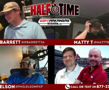 Halftime is LIVE. Hogs in Omaha, MLB, CFB, Golf and more... 877-377-6963