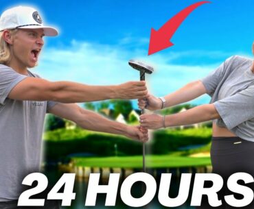 Living With My GOLF CLUB for 24 hours...