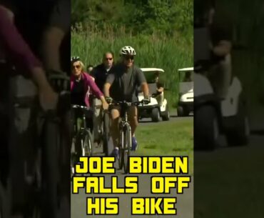 Joe Biden Falls off his bike