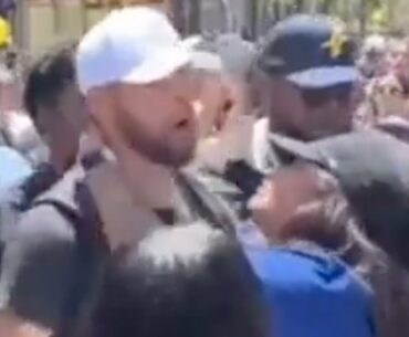 Steph Curry ASSAULTED By Woman Trying To Kiss Him During Victory Parade