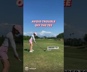 How to avoid trouble off the tee. Easy golf drills