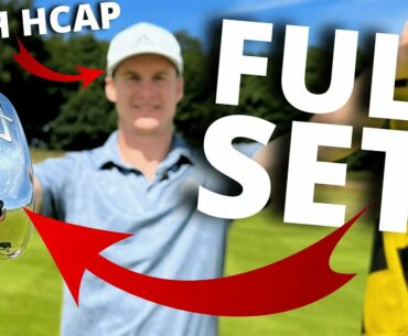 HIGH HANDICAP GOLFER Plays with A FULL SET OF HYBRID IRONS!