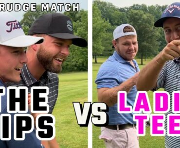 Burns & Chuck Played The Ladies Tees | Can They Beat Two Scratch Golfers?