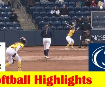 Maryland vs Penn State Softball Game Highlights 3 24 2022