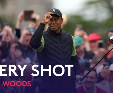 Every Shot of Tiger Woods’ First Round | 2022 JP McManus Pro-Am