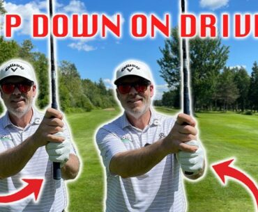 GRIP DOWN ON DRIVER?  MORE CONSISTENCY WITH THIS EASY TWEAK!