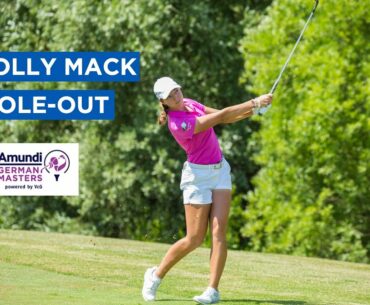 MACK ATTACK! Polly Mack finishes her first LET event in style with a hole-out EAGLE on the 18th