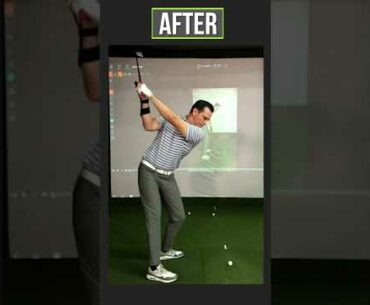 This SIMPLE right wrist adjustment TRANSFORMED his swing! #shorts #golfswing #golf #ericcogorno