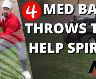 4 Med Ball Throws To SPIRAL In Your Golf Swing