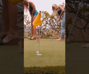 Girls playing golf #golf #ytshorts #golfswings #shorts