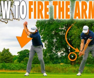 How To Get The ARMS FIRING In The Downswing