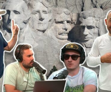 RYAN WHITNEY AND BIZ NASTY JOINED PARDON MY TAKE FOR A MOUNT RUSHMORE